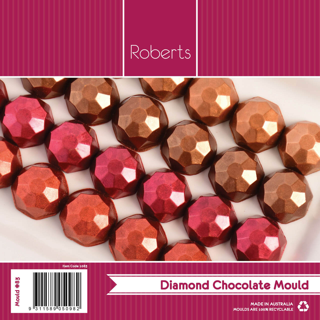 Assorted Diamond Shape chocolate mould