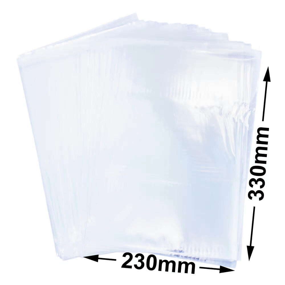 RESEALABLE BAGS 230MM X 330MM - 100 PACK