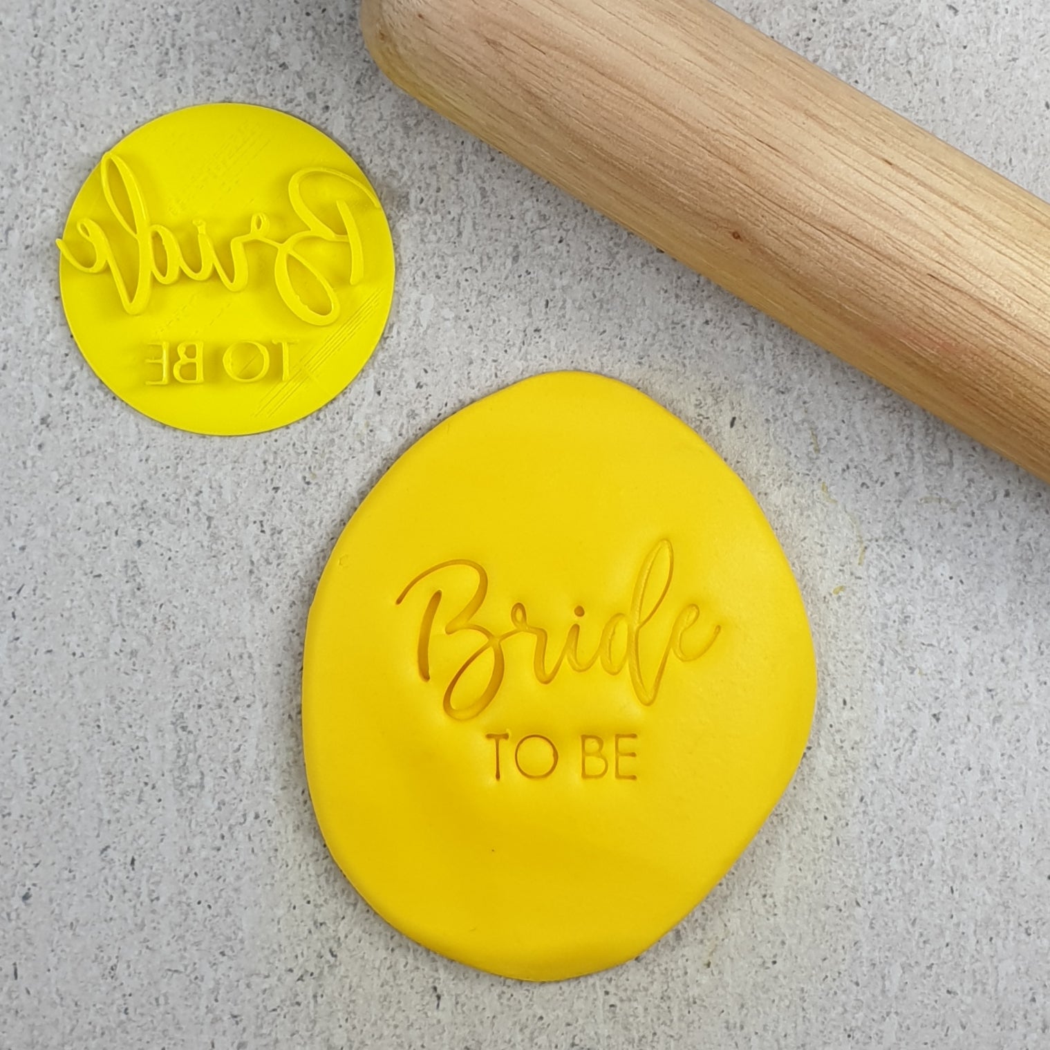 BRIDE TO BE (V3) 60MM COOKIE EMBOSSER