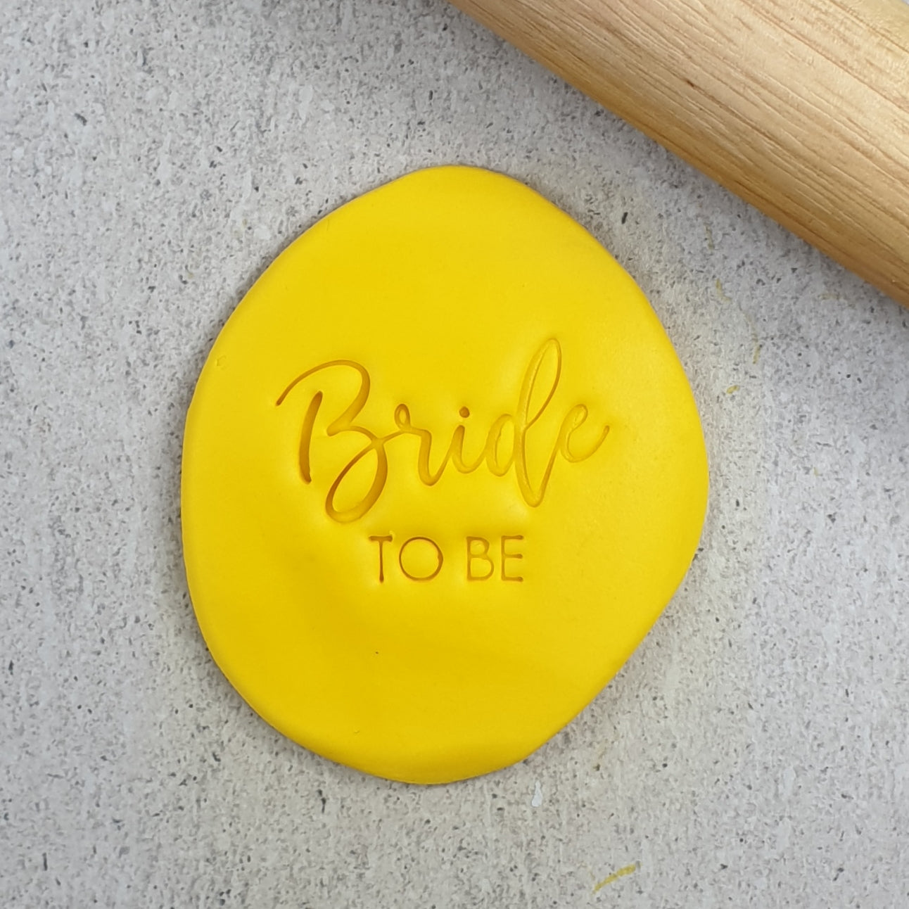 BRIDE TO BE (V3) 60MM COOKIE EMBOSSER