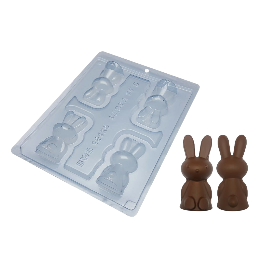 Small Easter Bunnies Chocolate Mould 3 Pieces