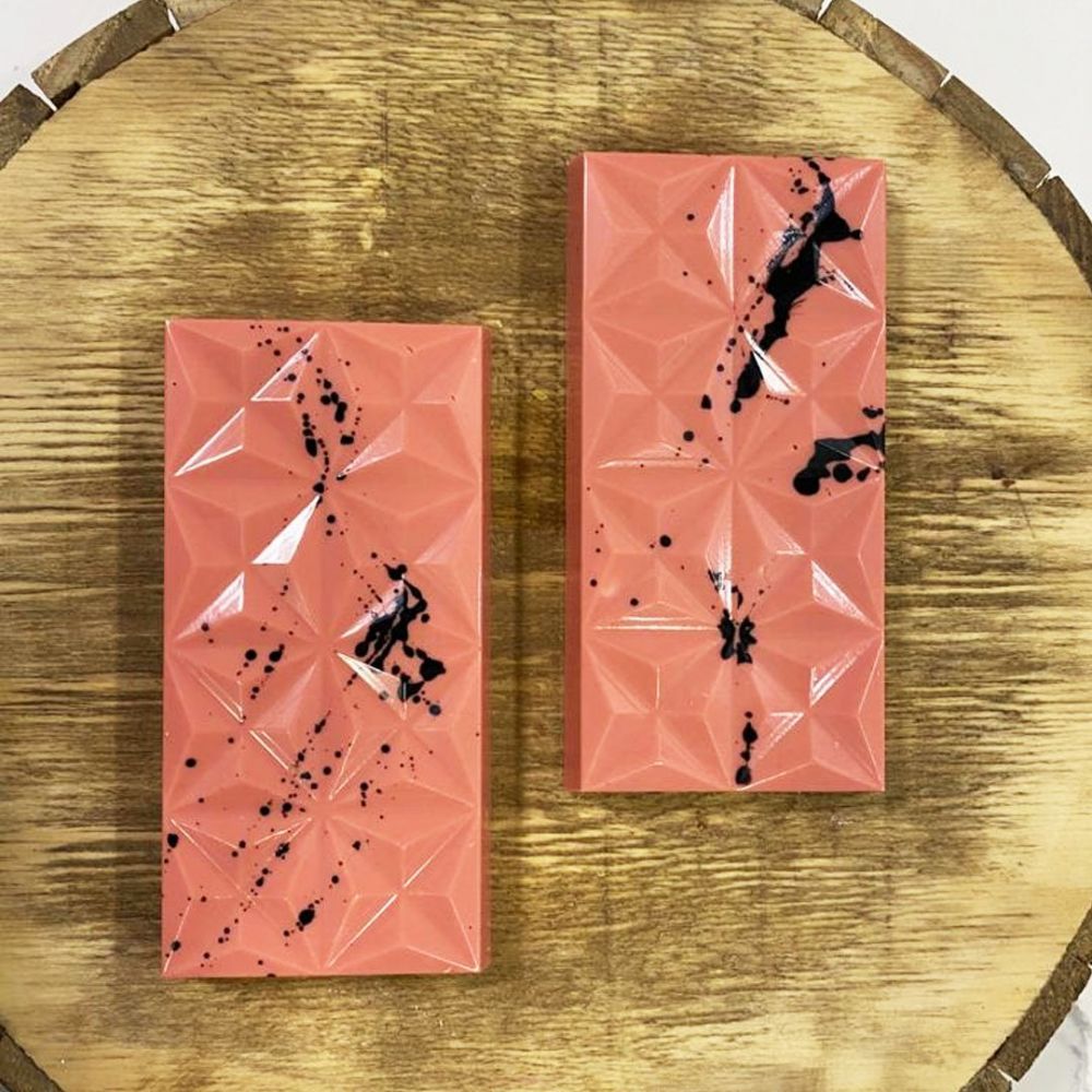 Geometric Slab Chocolate Mould 3 Pieces