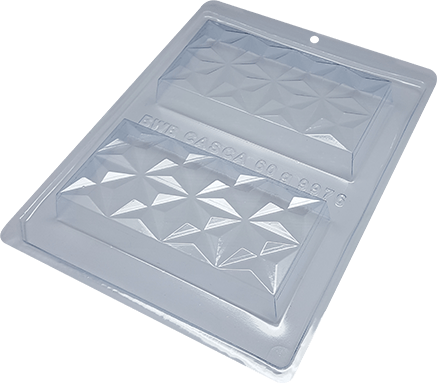 BWB GEOMETRIC SLAB CHOCOLATE MOULD (3 PCE)