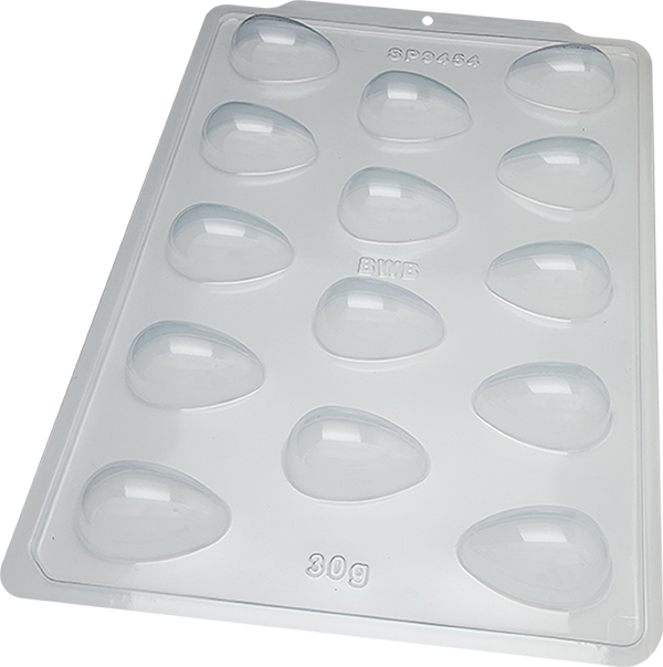 BWB SMOOTH EGG 30G CHOCOLATE MOULD (3 PCE)