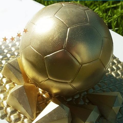 BWB SOCCER BALL 300G CHOCOLATE MOULD (3 PCE)