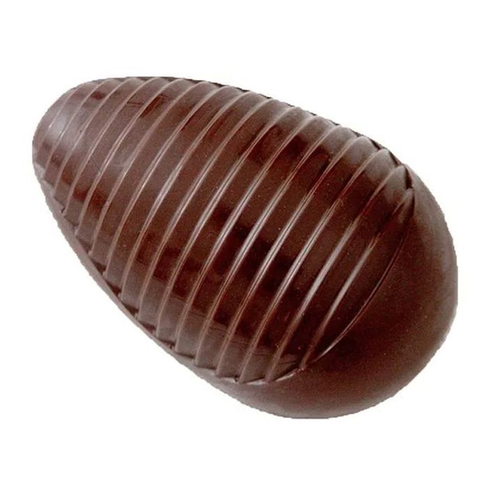 BWB STRIPED EASTER EGG 500G CHOCOLATE MOULD (3 PCE)
