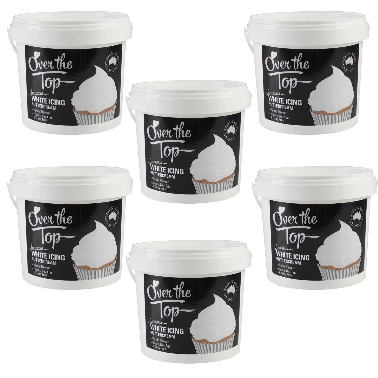 OTT BUTTERCREAM 1.7KG WHITE - 6 PACK