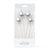 CANDLES SILVER STAR PICKS (4 pack)
