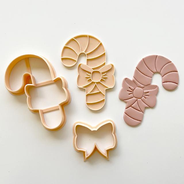 CANDY CANE CUTTER + EMBOSSER BY LITTLE BISKUT - Cake Decorating Central