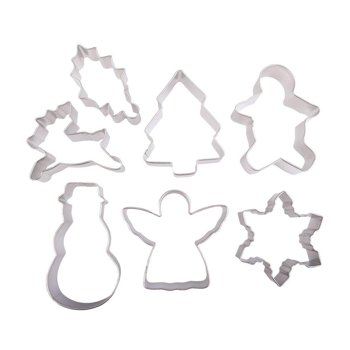 CHRISTMAS COOKIE CUTTER SET OF 7 - Cake Decorating Central