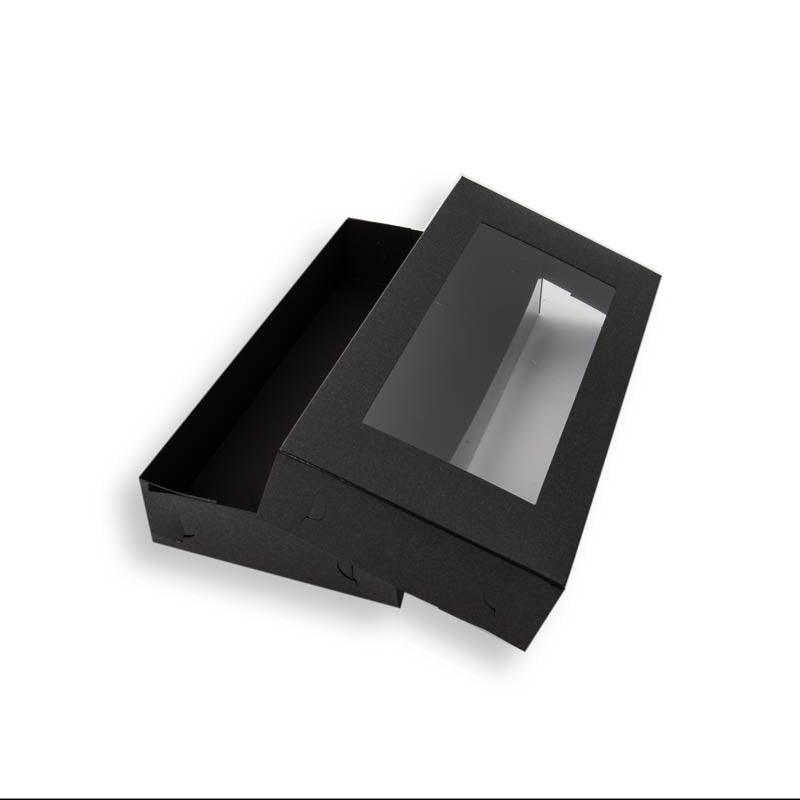 COOKIE BOX MEDIUM BLACK - 9INCH X 4.5INCH - Cake Decorating Central