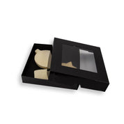 COOKIE BOX SMALL BLACK - 6INCH X 6INCH - Cake Decorating Central