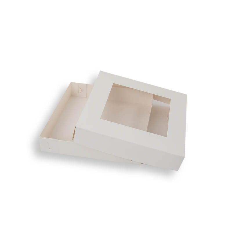 COOKIE BOX SMALL WHITE - 6INCH X 6INCH - Cake Decorating Central