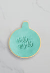 COO KIE Debosser Stamp - HOLLY JOLLY - Cake Decorating Central