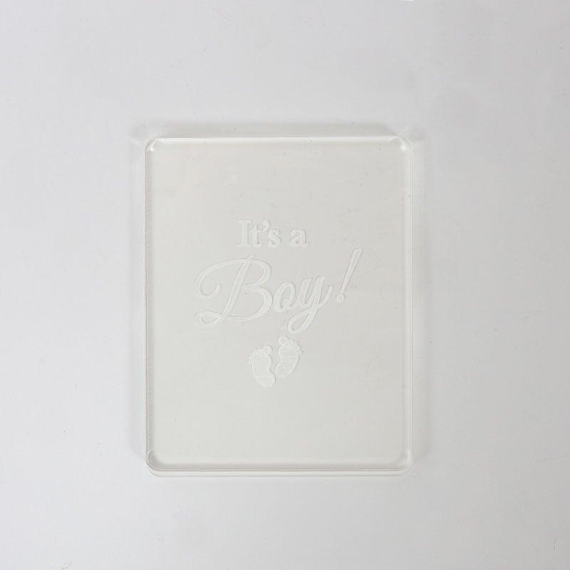 COO KIE Debosser Stamp - ITS A BOY - Cake Decorating Central