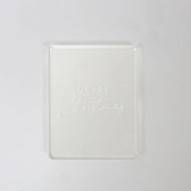 COO KIE Debosser Stamp - MERRY CHRISTMAS 1 - Cake Decorating Central