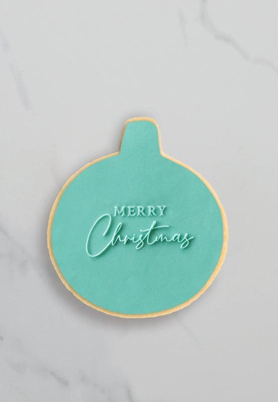 COO KIE Debosser Stamp - MERRY CHRISTMAS 1 - Cake Decorating Central