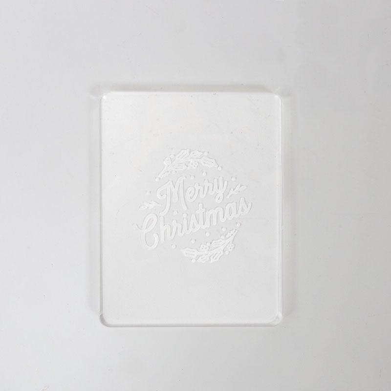 COO KIE Debosser Stamp - MERRY CHRISTMAS 2 - Cake Decorating Central