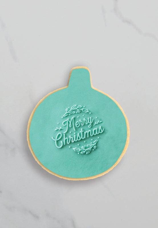 COO KIE Debosser Stamp - MERRY CHRISTMAS 2 - Cake Decorating Central