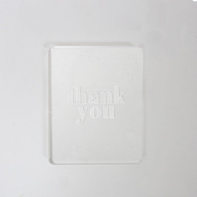 COO KIE Debosser Stamp - THANK YOU - Cake Decorating Central