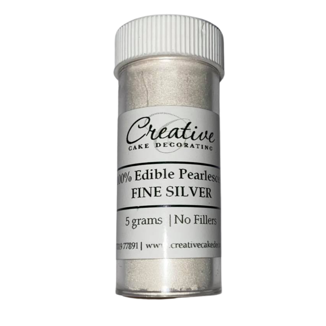 CREATIVE FINE SILVER 100% Edible Pealescent Lustre 4g