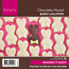 Easter Bunny Lollipop 6cm chocolate mould