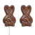 Easter Bunny Lollipop 6cm chocolate mould