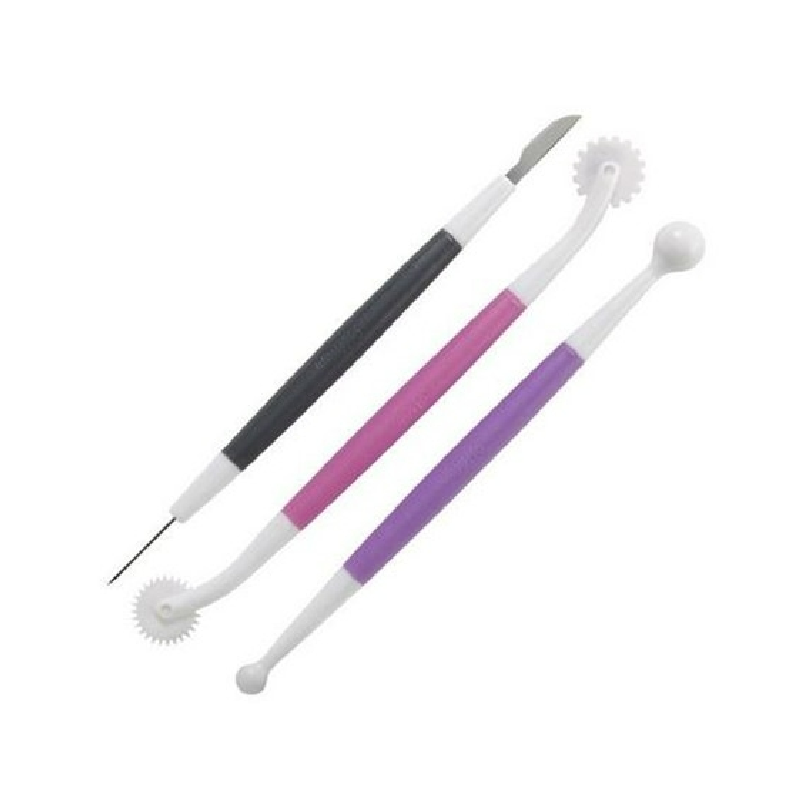 FONDANT GUMPASTE TOOL SET 3 PCE