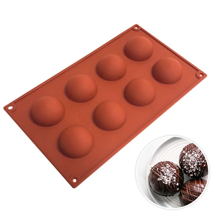 Hemisphere 48mm chocolate mould 8 cavity