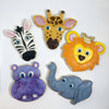 JUNGLE SAFARI ANIMALS COOKIE CUTTER SET OF 5