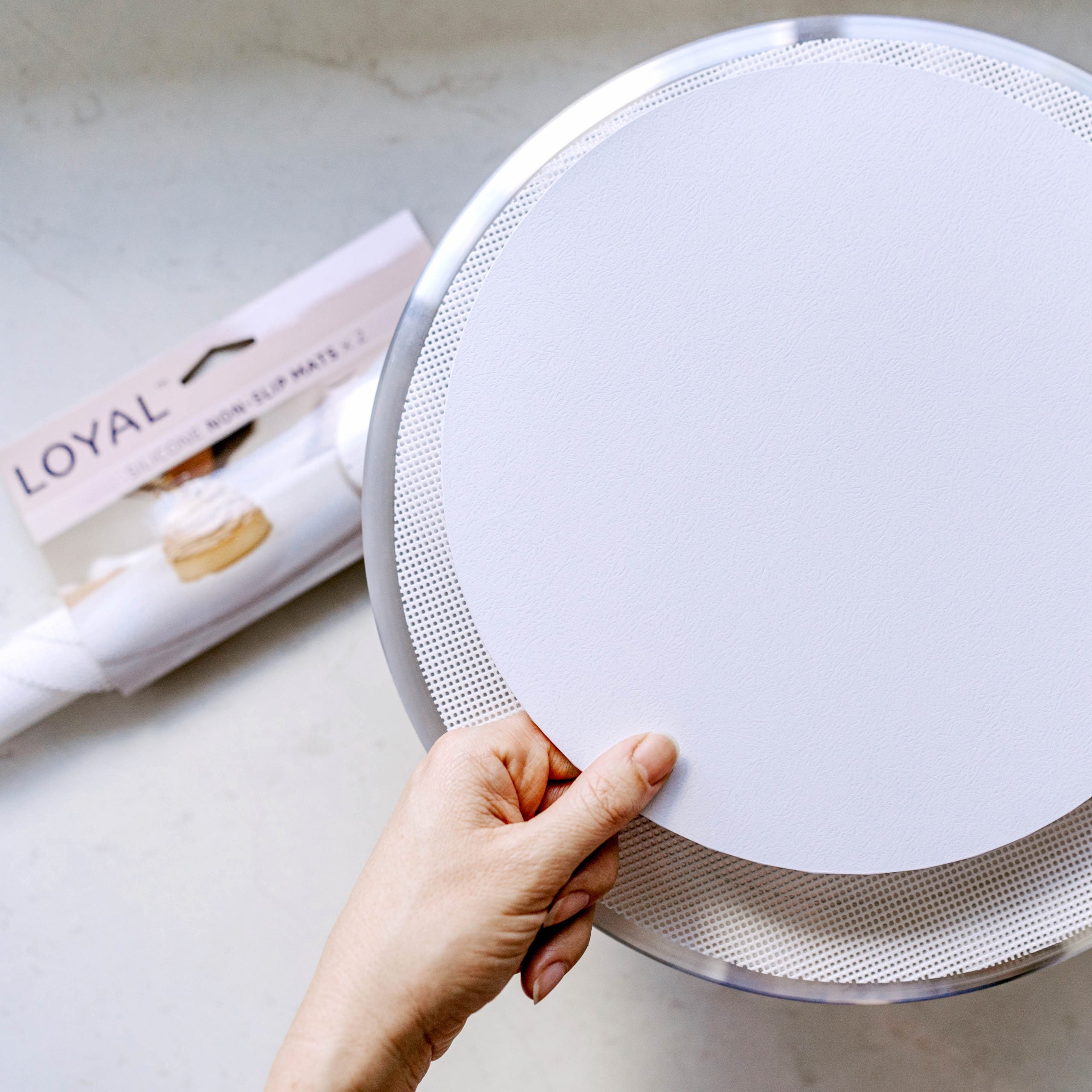 Silicone Non-Slip Mats x2