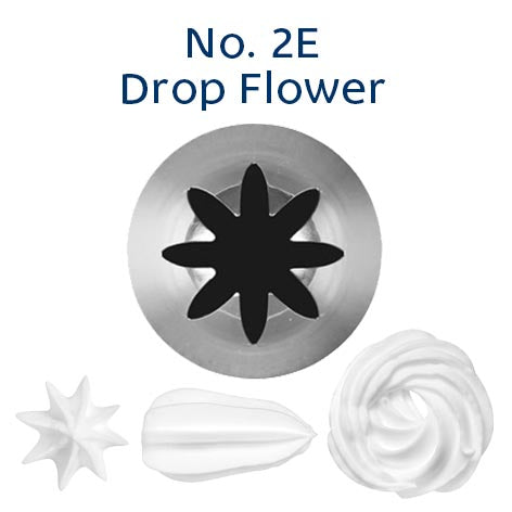 Loyal Piping Tip 2E DROP FLOWER MEDIUM