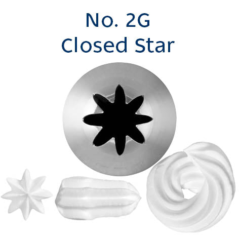 Loyal Piping Tip 2G CLOSED STAR MEDIUM