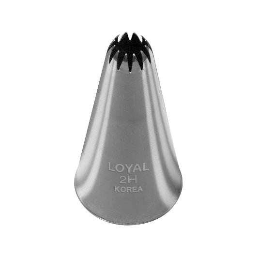 Loyal Piping Tip 2H CLOSED STAR MEDIUM