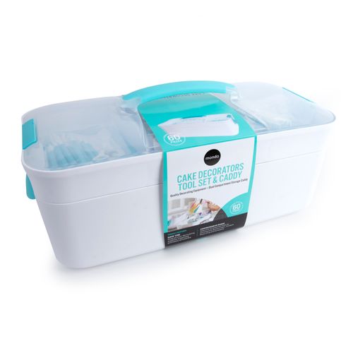 MONDO DECORATOR TOOL SET + STORAGE CADDY 60 PCE