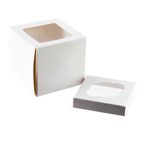 White Window 1 Cupcake Box