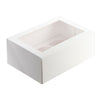 Mondo White Window 6 Cupcake Box