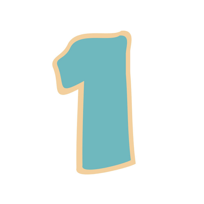 NUMBER 1 COOKIE CUTTER