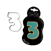 Number 3 Cookie Cutter