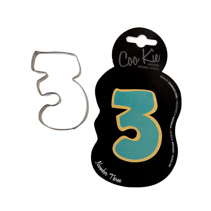 Number 3 Cookie Cutter