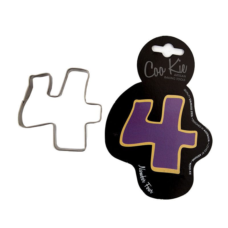 Number 4 Cookie Cutter