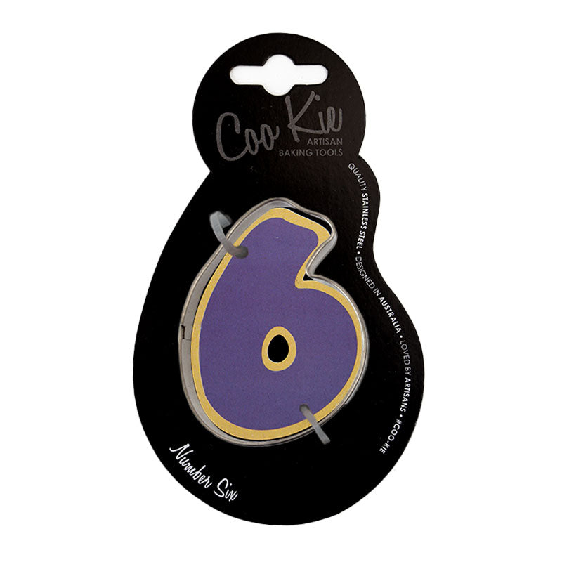 NUMBER 6 COOKIE CUTTER