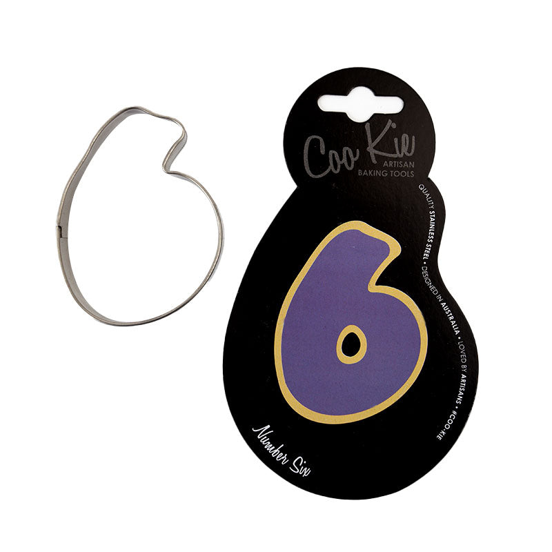 NUMBER 6 COOKIE CUTTER