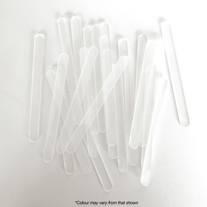 POPSICLE STICKS CLEAR (Pack 24)