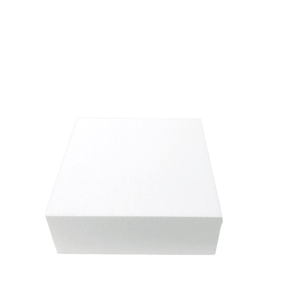 SQUARE 4 INCH x 3 INCH DUMMY CAKE FOAM - Cake Decorating Central