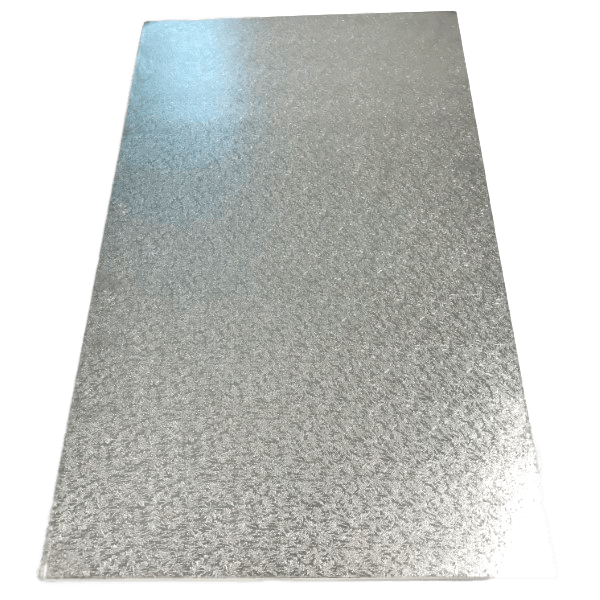 RECTANGLE 12IN X 20IN SILVER MDF BOARD - Cake Decorating Central