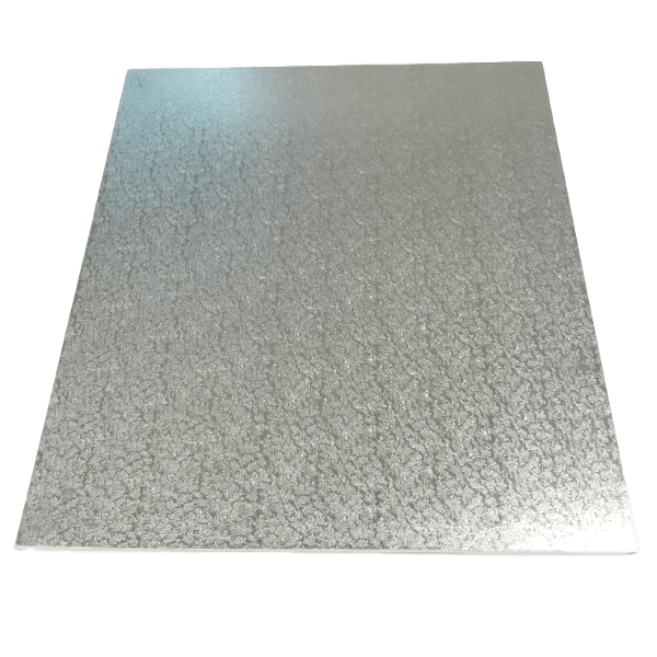 RECTANGLE 14IN X 16IN SILVER MDF BOARD - Cake Decorating Central