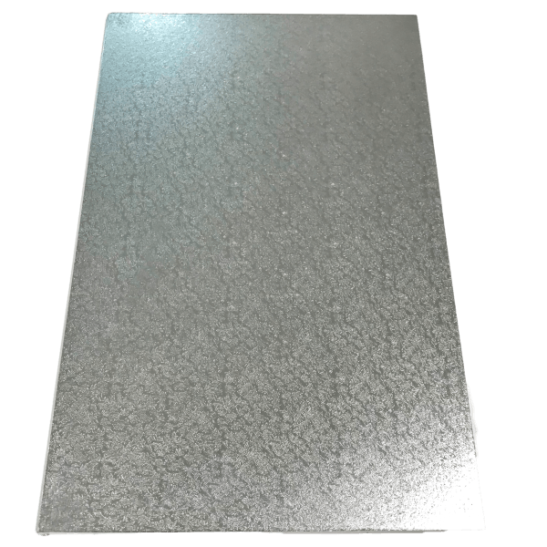 RECTANGLE 16IN X 24IN SILVER MDF BOARD - Cake Decorating Central