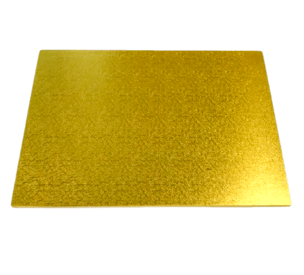 RECTANGLE 10IN X 14IN GOLD MDF BOARD - Cake Decorating Central