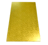 RECTANGLE 10IN X 16IN GOLD MDF BOARD - Cake Decorating Central